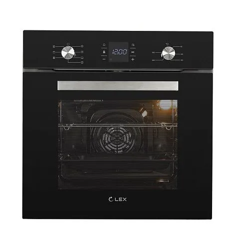 Шкаф духовой электрический LEX EDM 071 BL черный фото в интернет-магазине «Mebelex»