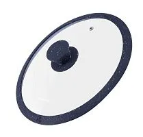 763 руб., Крышка стеклянная MAUNFELD TRINITY MGL26SMBK, 26 см, черный 