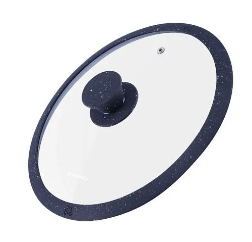 Крышка стеклянная MAUNFELD TRINITY MGL26SMBK, 26 см, черный  фото в интернет-магазине «Mebelex»