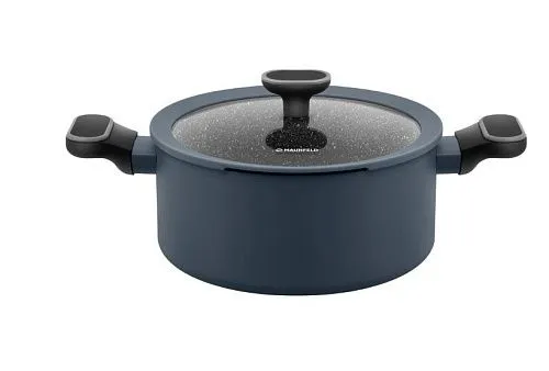 Кастрюля MAUNFELD FRIDA MCS29FA02DG с крышкой, 2,9 л., графитовый фото в интернет-магазине «Mebelex»