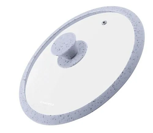 Крышка стеклянная MAUNFELD TRINITY MGL28SMLG, 28 см, серый фото в интернет-магазине «Mebelex»