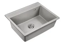 19 357 руб., Мойка кухонная кварцевая EMAR EMQ-1640.Q Барит