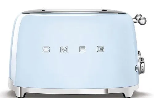 Тостер на 4 ломтика SMEG TSF03PBEU, пастельный голубой фото в интернет-магазине «Mebelex»
