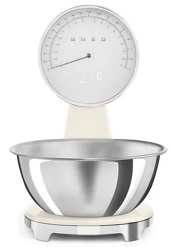 Кухонные весы SMEG KSF01CRWW, кремовый фото в интернет-магазине «Mebelex»