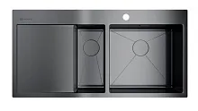 71 188 руб., Мойка кухонная OMOIKIRI Akisame 100-2 чаша справа