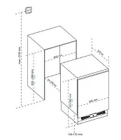 71 490 руб., Морозильник встраиваемый KORTING KSI 8189 F, однокамерный