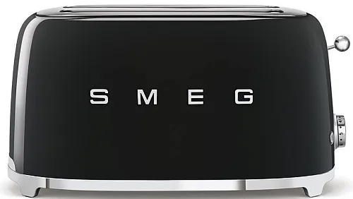 Тостер на 4 ломтика SMEG TSF02BLEU, черный фото в интернет-магазине «Mebelex»