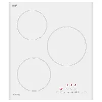 50 990 руб., Панель варочная индукционная KORTING HI 43053 BW белое стекло скошенный край