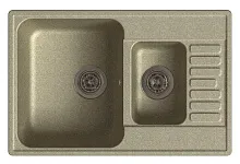 9 890 руб., Мойка кухонная кварцевая LEX St. Moritz 740