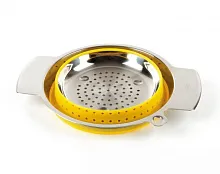 4 700 руб., Коландер-трансформер Roesle 20см нерж.сталь/силикон (желтый)