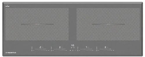 Панель варочная индукционная MAUNFELD CVI904SFLLGR серый фото в интернет-магазине «Mebelex»