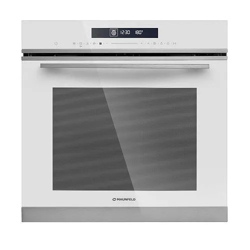 Электрический духовой шкаф MAUNFELD MEOR7217SMW белый с СВЧ фото в интернет-магазине «Mebelex»