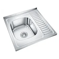 8 815 руб., Мойка кухонная ЕМАR 6060 L 0.8/180 накладная