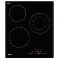 20 990 руб., Панель варочная стеклокерамика KORTING HK 43051 B черное стекло скош. край
