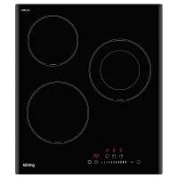 Панель варочная стеклокерамика KORTING HK 43051 B черное стекло скош. край