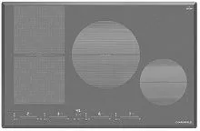 58 990 руб., Варочная панель индукционная MAUNFELD CVI804SFLGR серый 