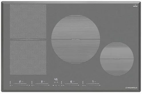 Варочная панель индукционная MAUNFELD CVI804SFLGR серый  фото в интернет-магазине «Mebelex»