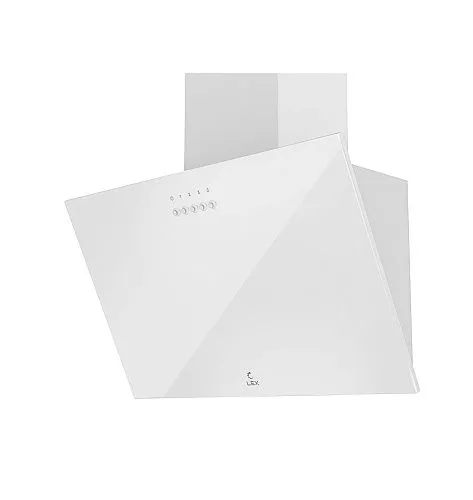 Вытяжка кухонная наклонная LEX MOZA 500 WHITE фото в интернет-магазине «Mebelex»