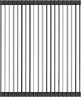 8 088 руб., Ролл-мат для мойки с силиконом OMOIKIRI ROLL-03-IN нерж. сталь/черный