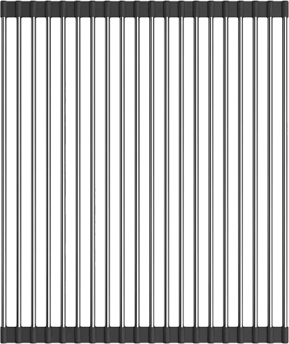 Ролл-мат для мойки с силиконом OMOIKIRI ROLL-03-IN нерж. сталь/черный фото в интернет-магазине «Mebelex»