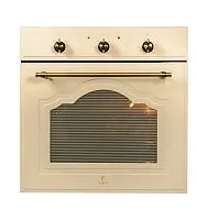 34 590 руб., Шкаф духовой электрический LEX EDM 6075С IV слоновая кость, эмаль/полир. латунь