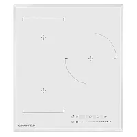 37 490 руб., Панель варочная индукционная MAUNFELD CVI453SBWH LUX Белый