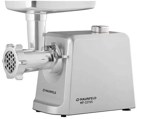 Мясорубка электрическая MAUNFELD MF-221SS серебристый фото в интернет-магазине «Mebelex»