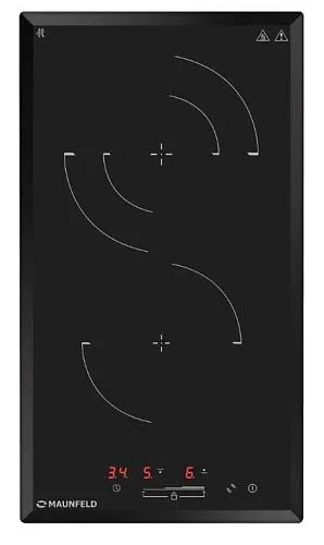 Панель варочная стеклокерамическая MAUNFELD CVCE292SDBK LUX, Черный фото в интернет-магазине «Mebelex»