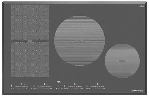 Панель варочная индукционная MAUNFELD CVI804SFDGR графит фото в интернет-магазине «Mebelex»