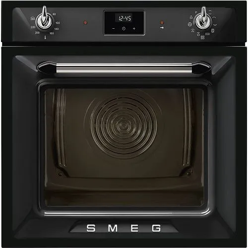 Духовой шкаф Электрический SMEG SOP6900TN, c пиролизом, цвет чёрный фото в интернет-магазине «Mebelex»