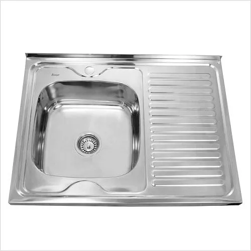 Кухонная мойка SinkLight 8060 чаша слева фото в интернет-магазине «Mebelex»