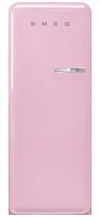 195 990 руб., Холодильник Отдельностоящий SMEG FAB28LPK5 стиль 50-х годов, петли слева, Розовый