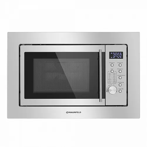 Встраиваемая микроволновая печь MAUNFELD XBMO202S нержавеющая сталь фото в интернет-магазине «Mebelex»