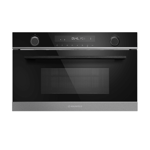 Микроволновая печь встраиваемая MAUNFELD MBMO349GB201 Черный+ Нерж.сталь фото в интернет-магазине «Mebelex»