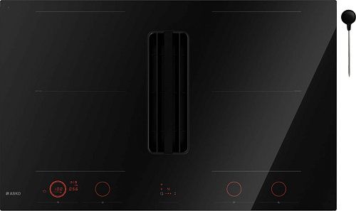 Варочная панель индукционная со встроенной вытяжкой ASKO HIHD854GF Черный фото в интернет-магазине «Mebelex»