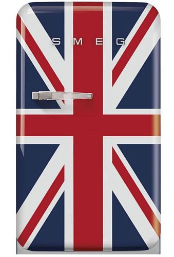 Холодильник Отдельностоящий SMEG FAB10LDUJ5, стиль 50-х годов, петли слева, Британский флаг фото в интернет-магазине «Mebelex»