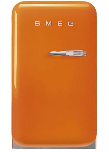 Холодильник Отдельностоящий SMEG FAB5LOR5, стиль 50-х гг, петли слева, Оранжевый фото в интернет-магазине «Mebelex»