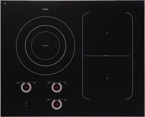 Варочная панель Индукционная ASKO HI1694G черный рамка металлическая фото в интернет-магазине «Mebelex»
