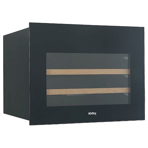 Винный шкаф встраиваемый KORTING KFW 501 SL GXN, 28 бутылок, темно-серый фото в интернет-магазине «Mebelex»