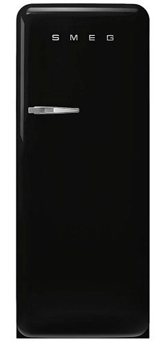 Холодильник Отдельностоящий SMEG FAB28RBL5, стиль 50-х годов, петли справа, Черный фото в интернет-магазине «Mebelex»