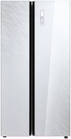 129 590 руб., Отдельностоящий холодильник KORTING KNFS 91797 GW, Side-By-Side белое стекло