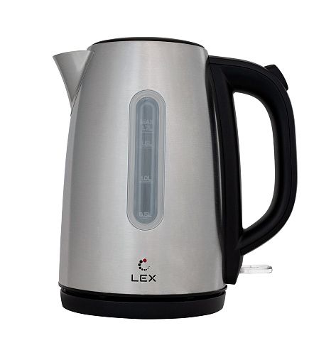 Чайник электрический LEX  LX 30017-1 брашированная сталь фото в интернет-магазине «Mebelex»