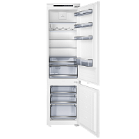 83 990 руб., Холодильник встраиваемый MAUNFELD MBF193SLFWGR, 2-х камерный, NoFrost / LowFrost