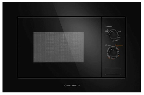 Микроволновая печь встраиваемая MAUNFELD MBMO820MGB203, черный фото в интернет-магазине «Mebelex»
