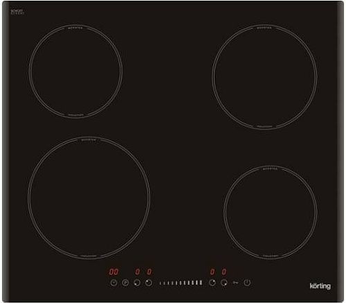 Панель варочная индукционная KORTING HI 64540 B черный/скошенный край фото в интернет-магазине «Mebelex»