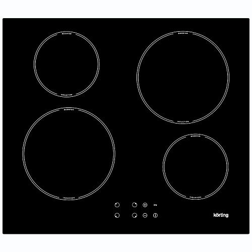 Варочная панель Индукционная KORTING HI 64042 B черное стекло фото в интернет-магазине «Mebelex»