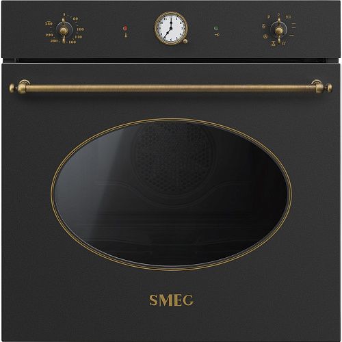 Духовой шкаф Электрический SMEG SFP805AO, антрацит фото в интернет-магазине «Mebelex»