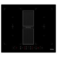Панель варочная индукционная KORTING HIBH 68980 NB с интегрированной вытяжкой