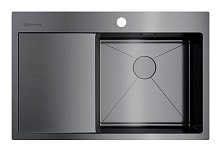 56 488 руб., Мойка кухонная OMOIKIRI Akisame 78 чаша справа