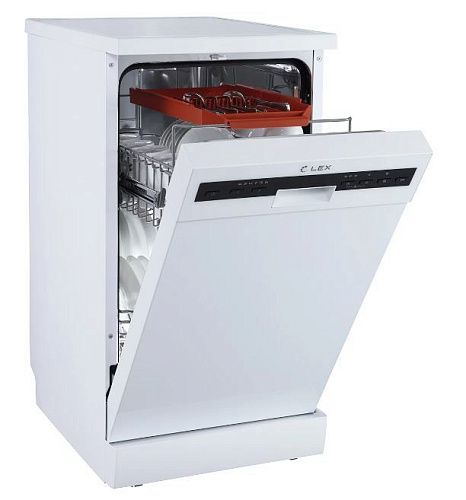 Посудомоечная машина Отдельностоящая LEX DW 4562 WH white/белая фото в интернет-магазине «Mebelex»